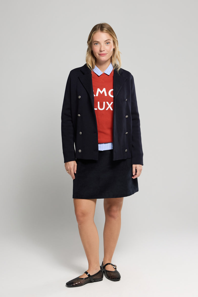 armor-lux-veste-nevez-femme-crois-e-maille-haute-densit image 3