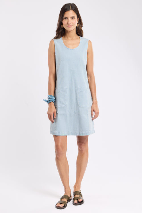 armor-lux-robe-d-bardeur-femme-toile-ray-e-poches image 4
