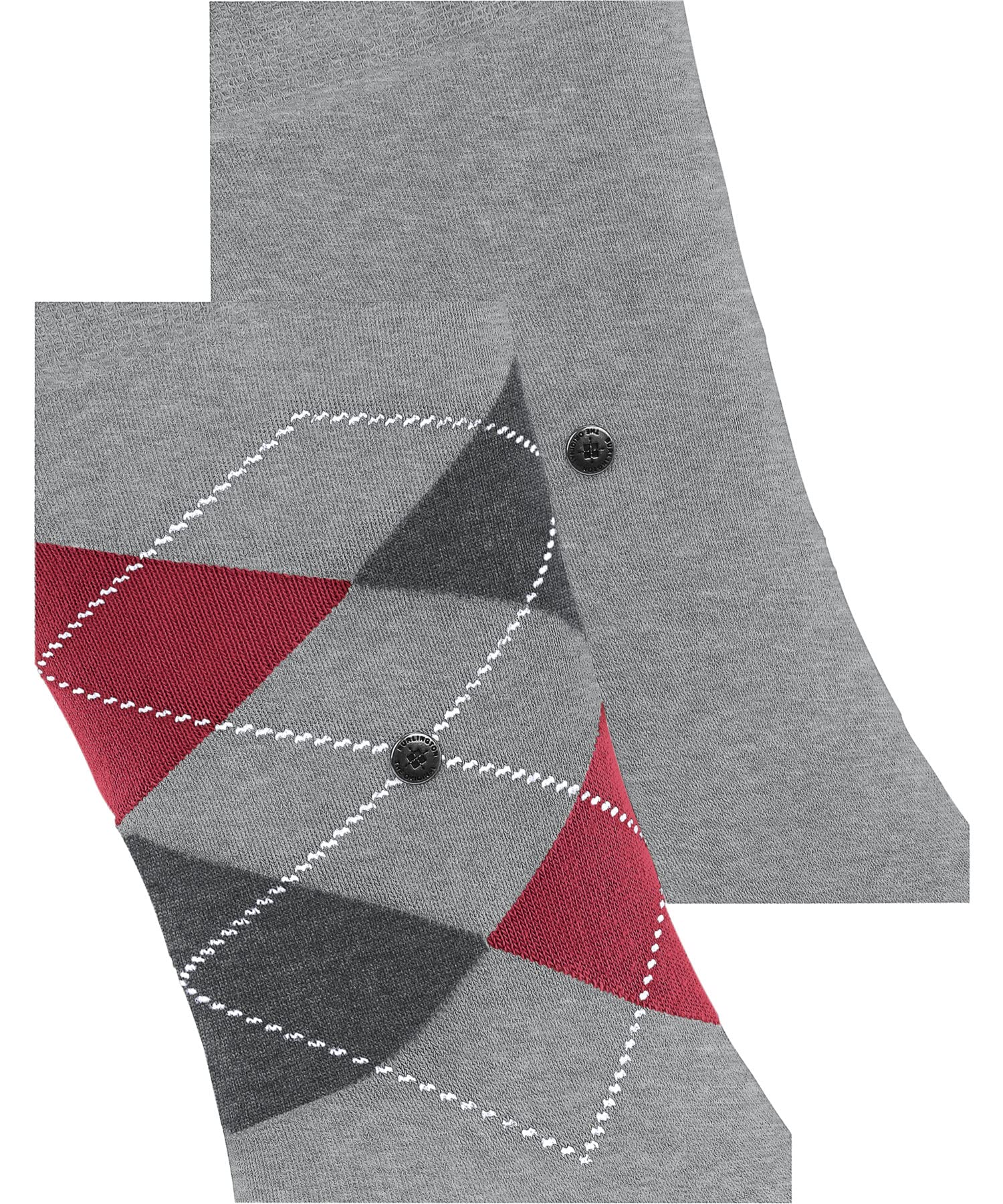 chaussettes-burlington-everyday-argyle-mix-lot-de-2-paires-coton-gris-light-heat image 3