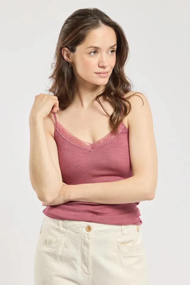 armor-lux-caraco-laine-et-soie-femme-col-v image 1