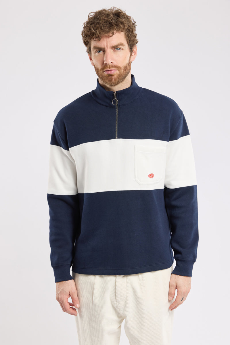 armor-lux-heritage-sweat-col-zipp-coton-pais-428g image 5