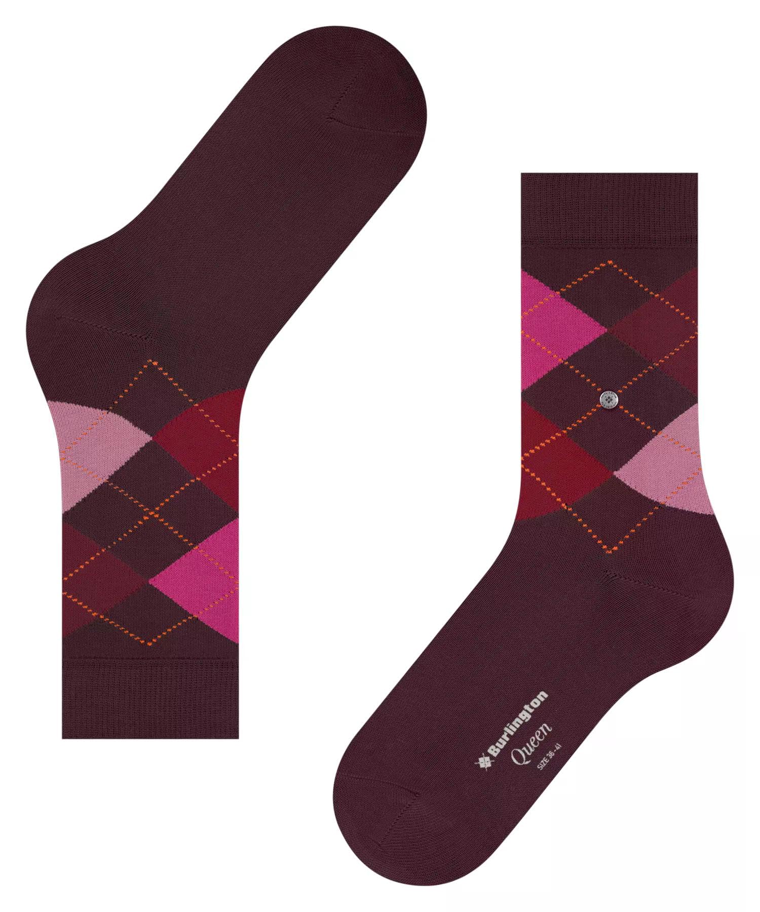 burlington-queen-chaussettes-femme-rouge-chianti-8370-36-41 image 5