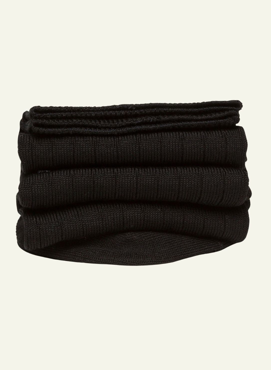 archiduchesse-chaussettes-de-luxe-fil-d-cosse-noir-r-glisse-mi-hautes image 1