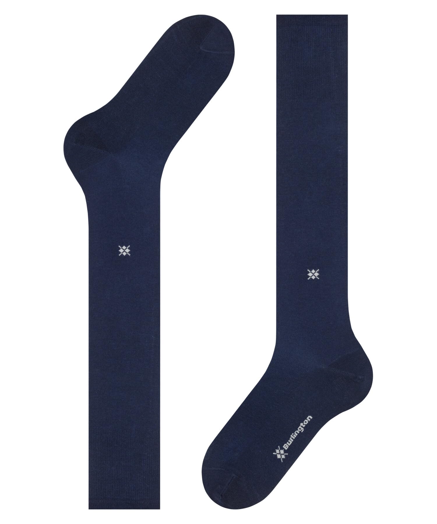 burlington-dublin-chaussettes-hautes-homme-coton-bleu-marine-40-46 image 5