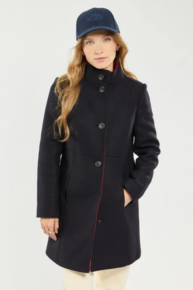 armor-lux-manteau-femme-bi-colore-laine image 1