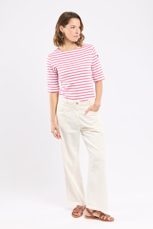 armor-lux-fouesnant-marini-re-femme-3-4-coton-pais image 3