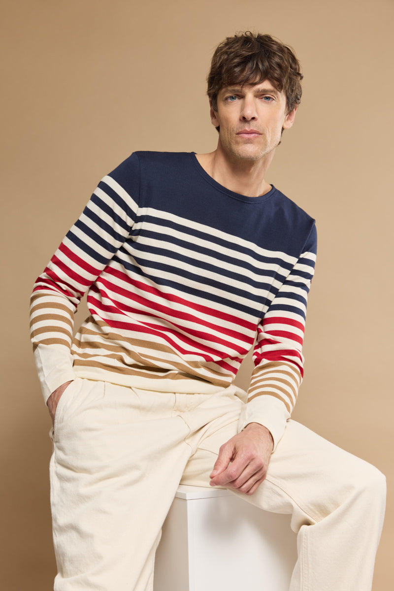 armor-lux-marini-re-f-te-des-p-res-homme-coton-rustique image 1