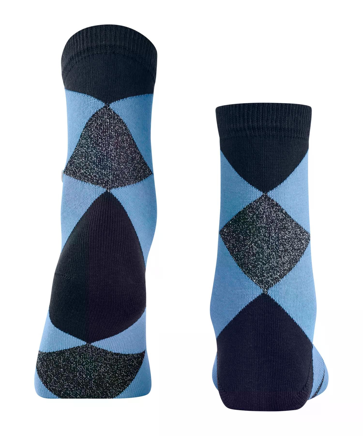 burlington-glitter-bonnie-chaussettes-femme-coton-respirant-argyle image 2
