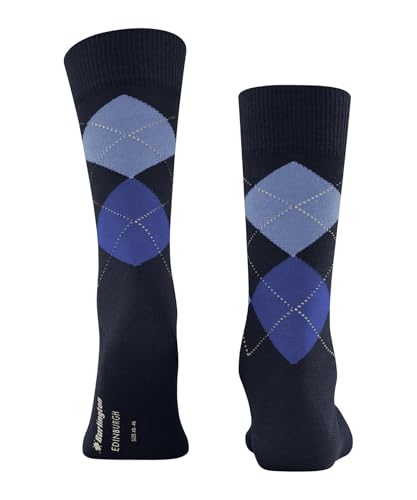 burlington-edinburgh-m-chaussettes-homme-laine-fantaisie-bleu-marine-6120-46-50 image 7
