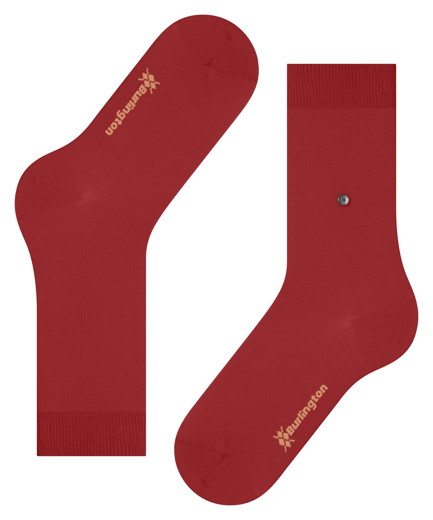 burlington-lady-socquettes-femme-coton-unies-rouge-tulip-8081-36-41 image 5
