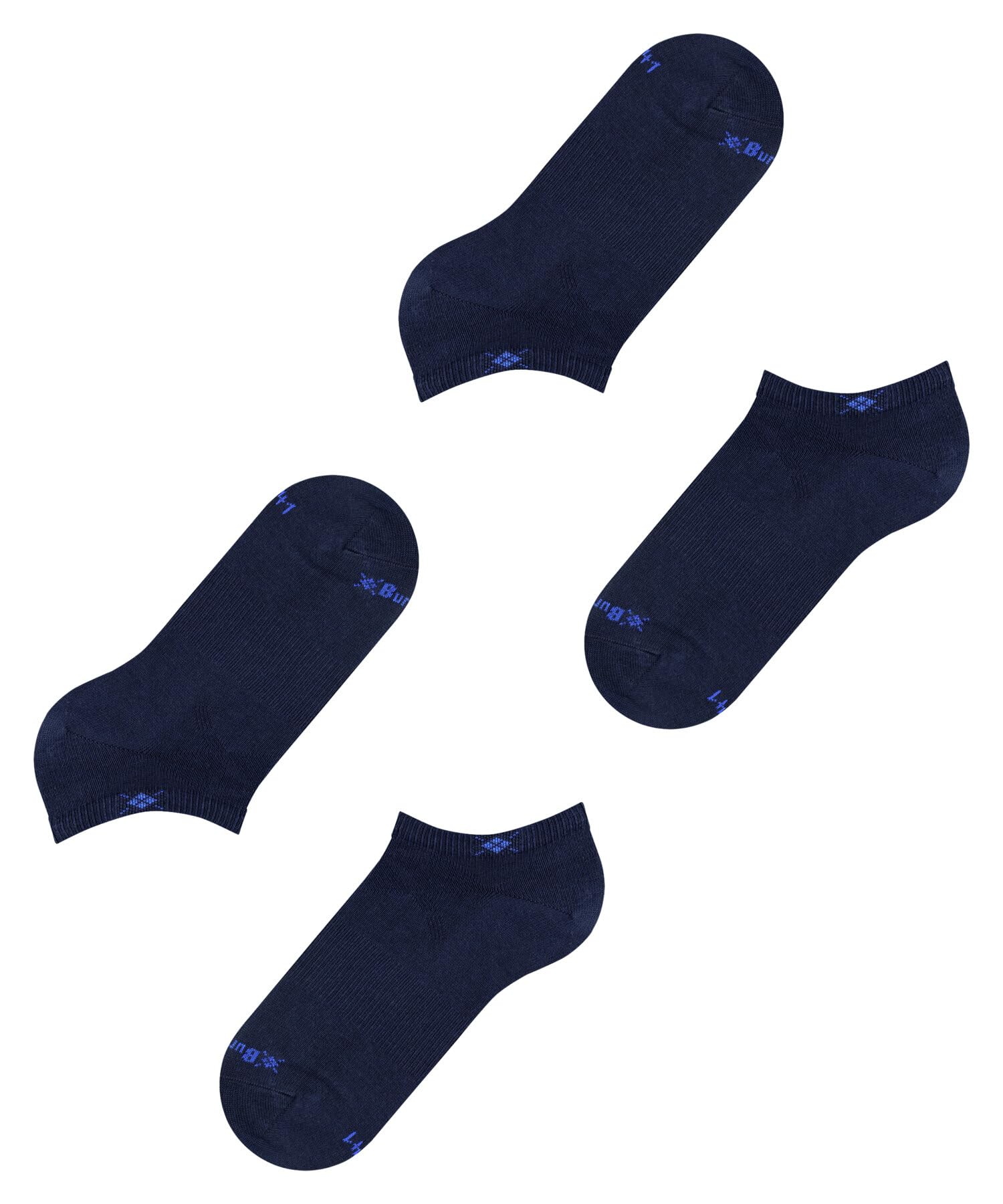 burlington-everyday-sneaker-multipack-chaussettes-basses-femme-coton-x2-bleu-mar image 5