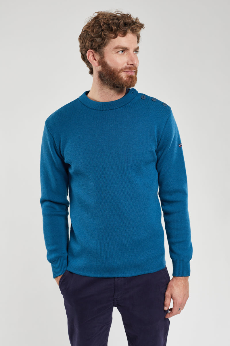 armor-lux-pull-marin-uni-fouesnant-laine-homme image 1