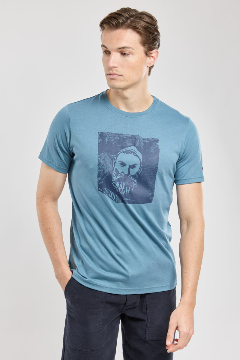 armor-lux-t-shirt-marin-homme-coton-l-ger-160g-m image 4