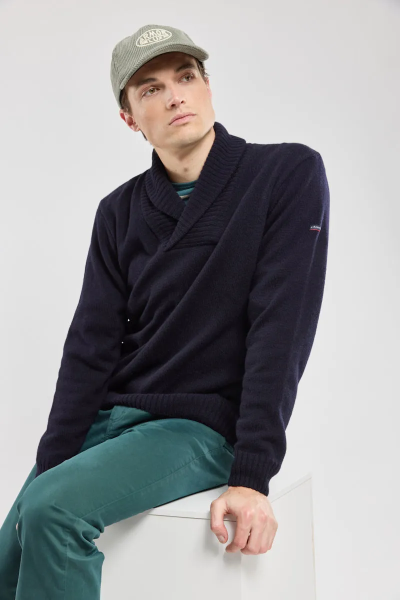 armor-lux-fouesnant-pull-col-ch-le-homme-100-laine image 1