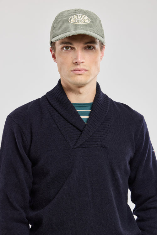 armor-lux-pull-homme-col-ch-le-100-laine-coupe-droite image 3