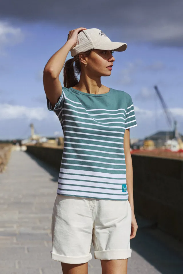 armor-lux-amiral-marini-re-dos-v-coton-l-ger-femme-route-du-rhum image 1