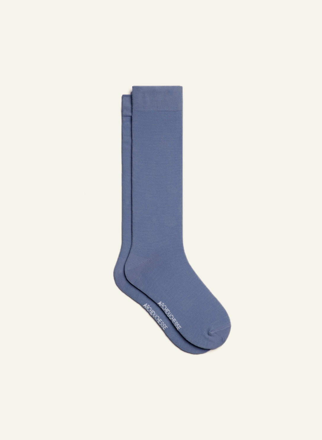 archiduchesse-bleu-de-n-mes-chaussettes-de-ville-mi-mollet image 2