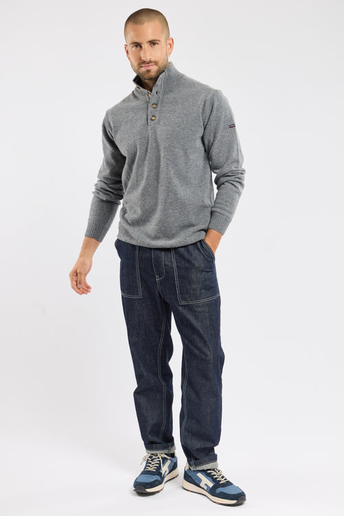 armor-lux-pull-col-zipp-homme-100-laine-fouesnant image 4