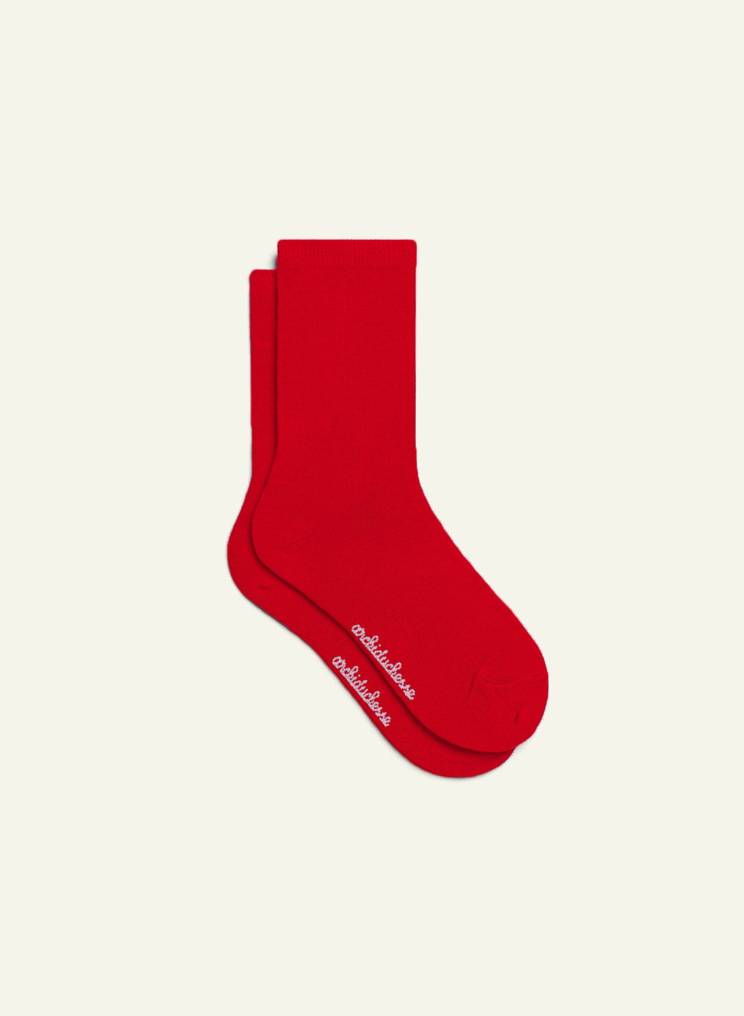 archiduchesse-rouge-cardinal-chaussettes-courte-unisexe image 2