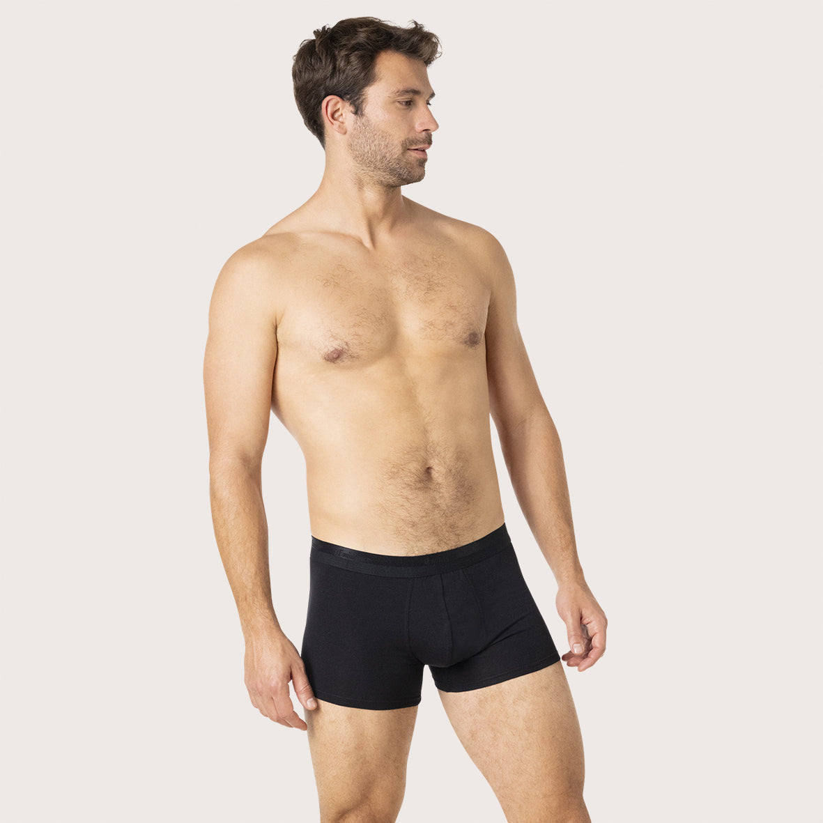 lot-de-3-boxers-homme-studio-eminence-coton-stretch-uni image 2
