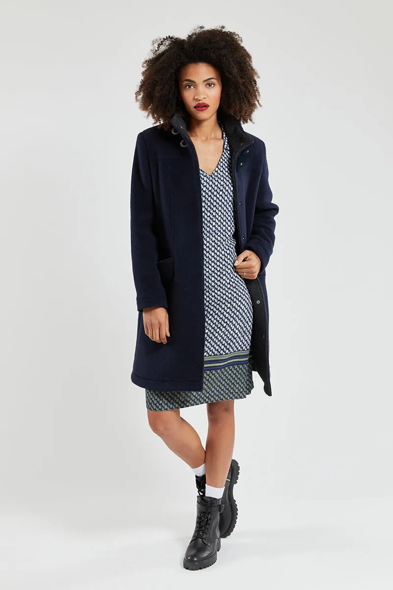 armor-lux-manteau-long-femme-drap-de-laine-brandebourgs image 1