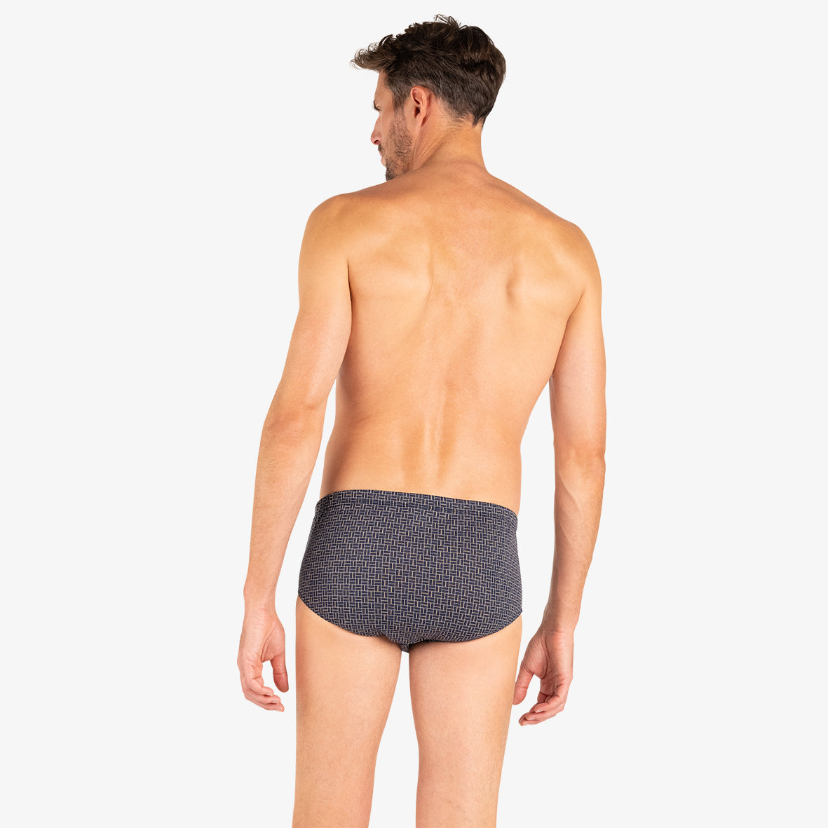 eminence-slip-taille-haute-ouvert-homme-motifs-coton-merceris-2 image 2