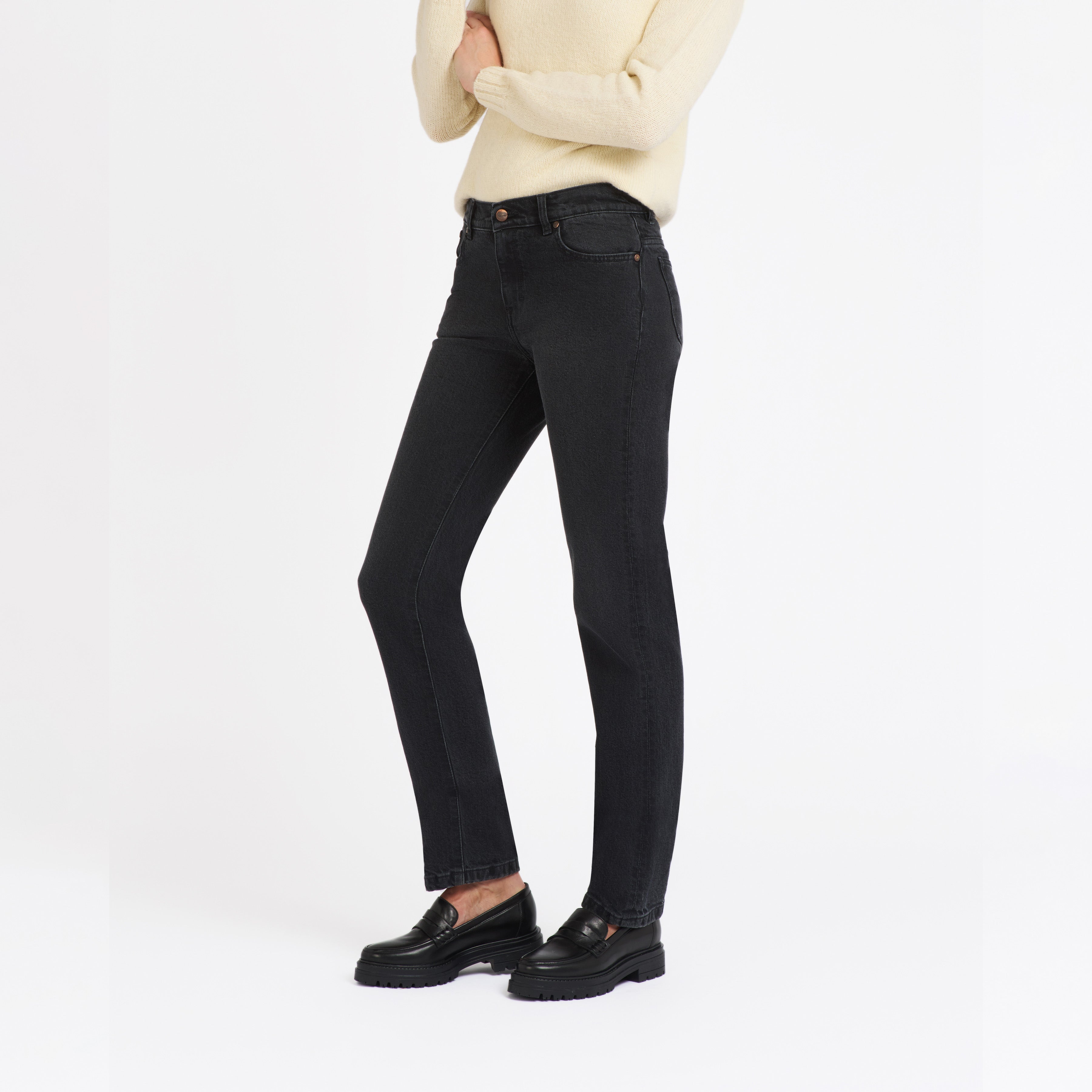 atelier-tuffery-jean-femme-droit-ajust-augusta-noir-d-lav image 2