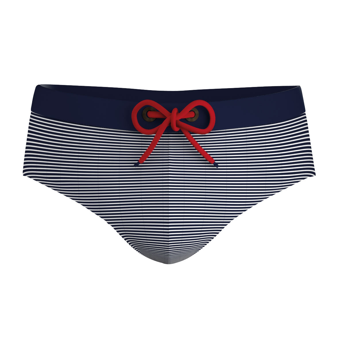 eminence-slip-de-bain-homme-recycl-fait-en-france-rayures-marine image 1