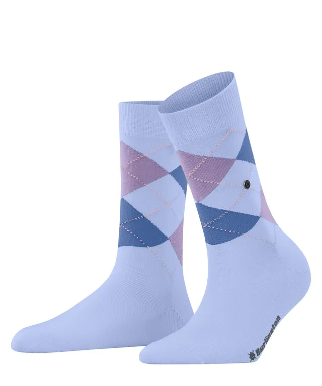 burlington-covent-garden-chaussettes-femme-coton-fantaisie-bleu-sky-blue-6254-36 image 1