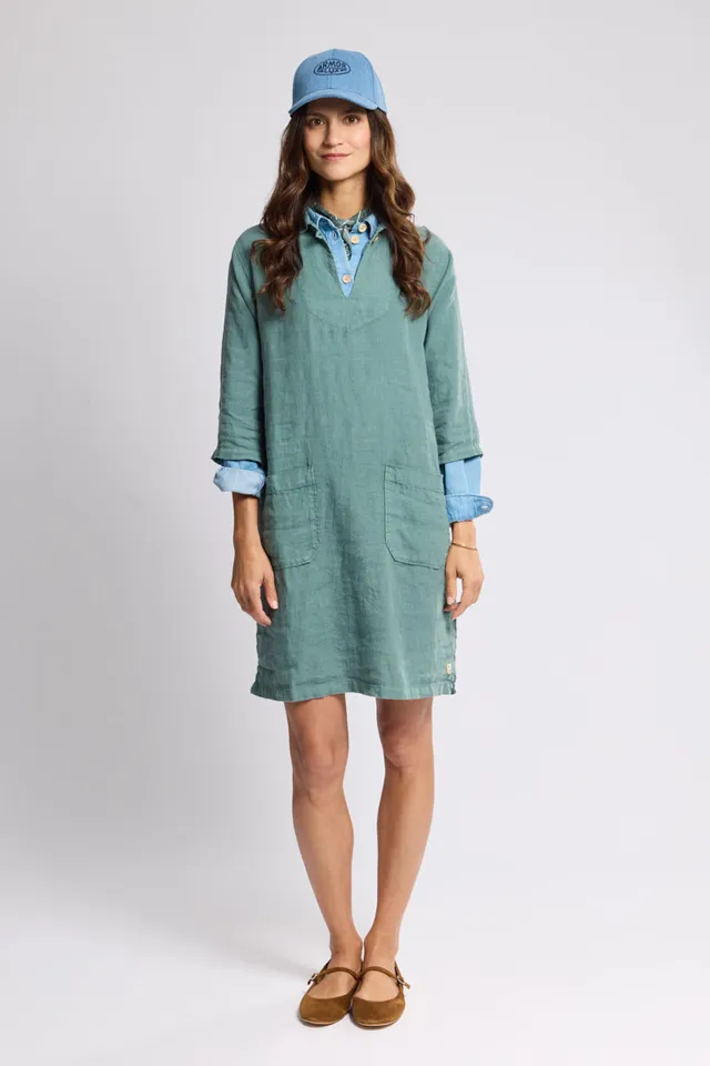 armor-lux-h-ritage-robe-vareuse-femme-100-lin image 1
