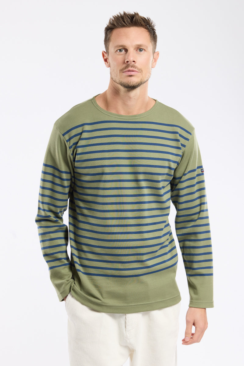 armor-lux-marini-re-homme-manches-longues-coton-pais-interlock-210g-m image 4
