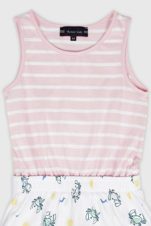 armor-lux-h-ritage-robe-enfant-imprim-crabe-coton image 3