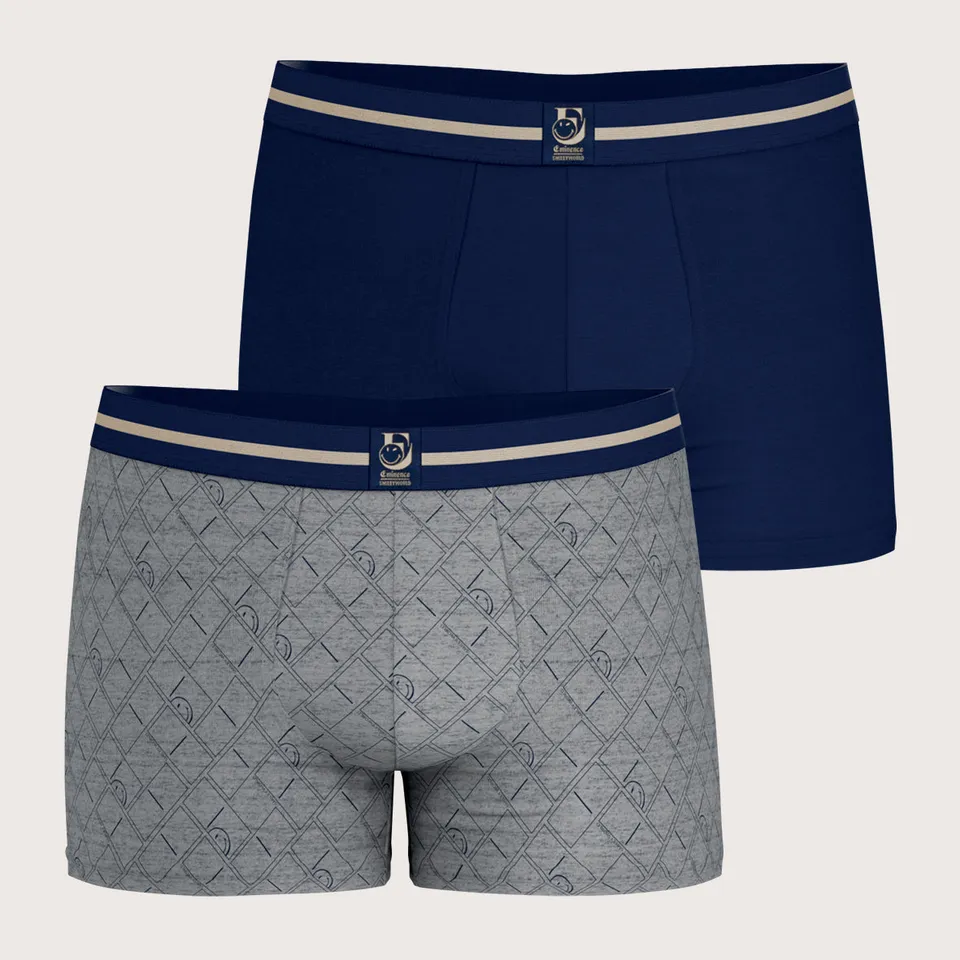 eminence-lot-de-2-boxers-homme-smileyworld-jersey-coton-stretch image 1
