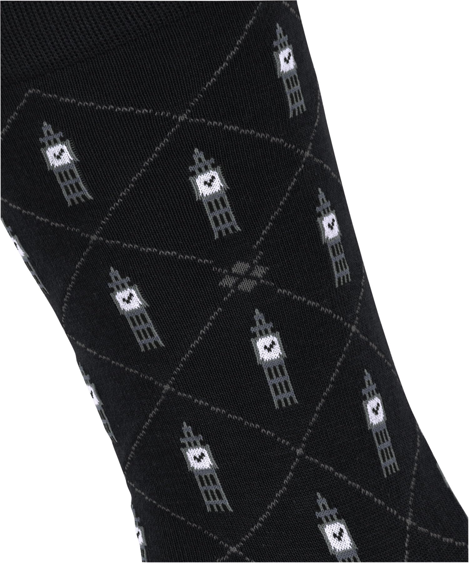 burlington-big-ben-chaussettes-homme-coton-biologique-opaque-motif-britannique image 3