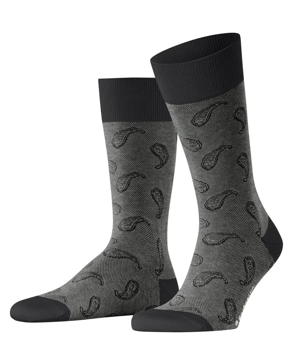 burlington-paisley-chaussettes-homme-opaque-coton-biologique image 1