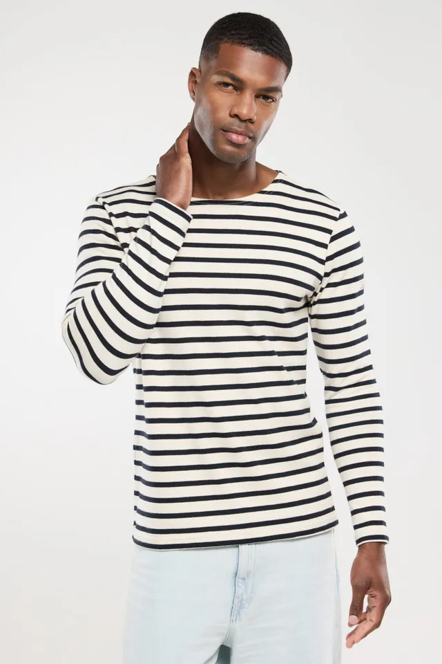 armor-lux-marini-re-aviron-coton-quitable-homme-col-bateau image 1