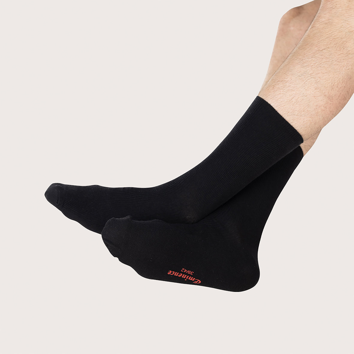 lot-de-2-paires-chaussettes-mi-hautes-homme-eminence-coton-peign image 2