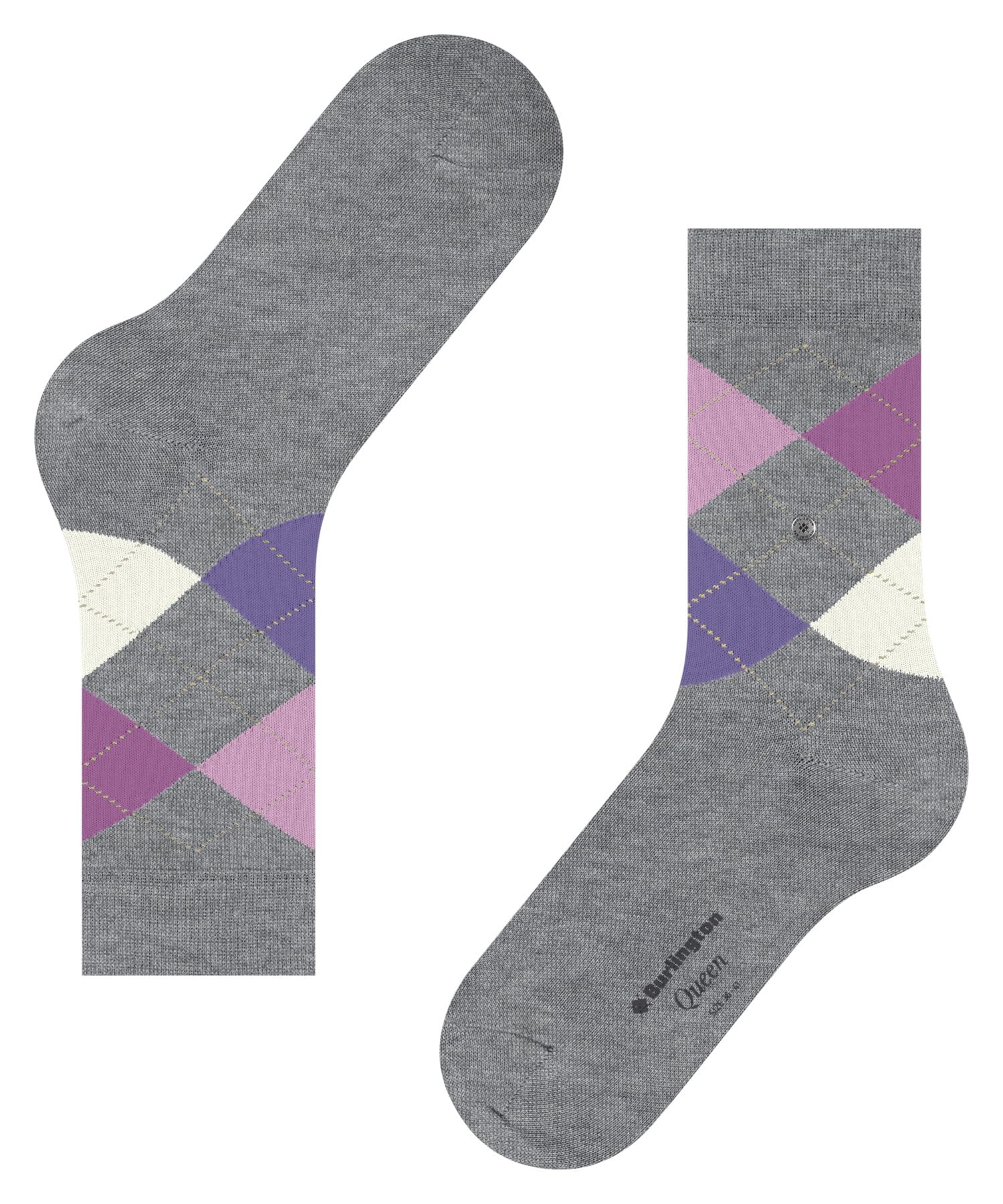 burlington-queen-chaussettes-femme-coton-gris-lunar-3225-36-41 image 5