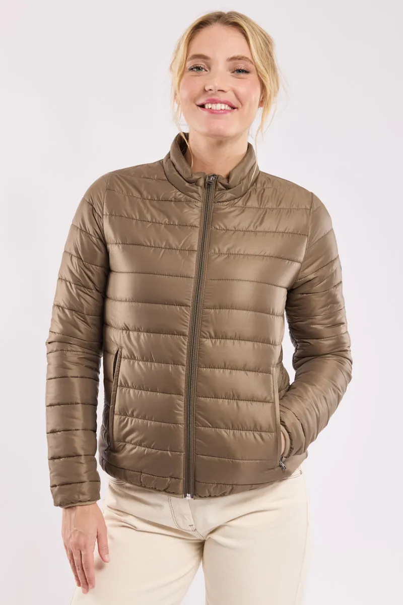 armor-lux-doudoune-matelass-e-femme-zipp-e-h-ritage image 1