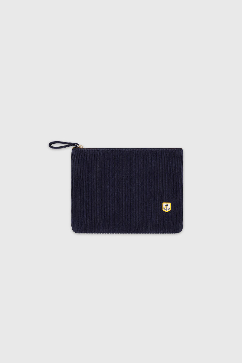armor-lux-pochette-en-velours-coton-26-x-16-x-9-cm image 1