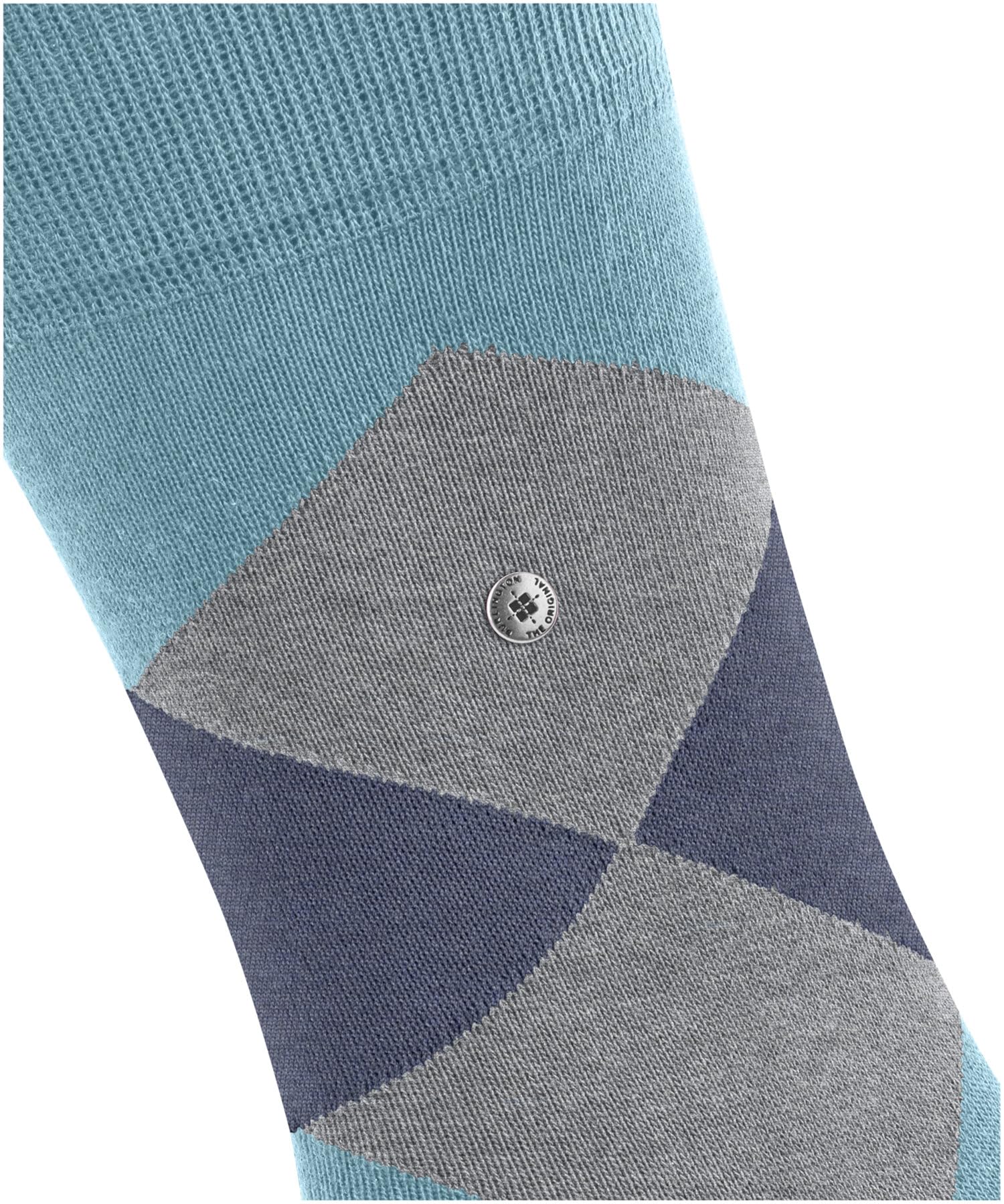 burlington-clyde-chaussettes-homme-coton-fantaisie-bleu-40-46 image 4