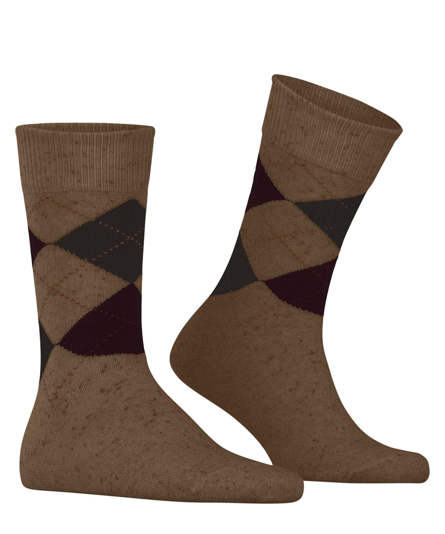 burlington-dundee-chaussettes-homme-marron-peanut-melange-5176-40-46-laine-visco image 3