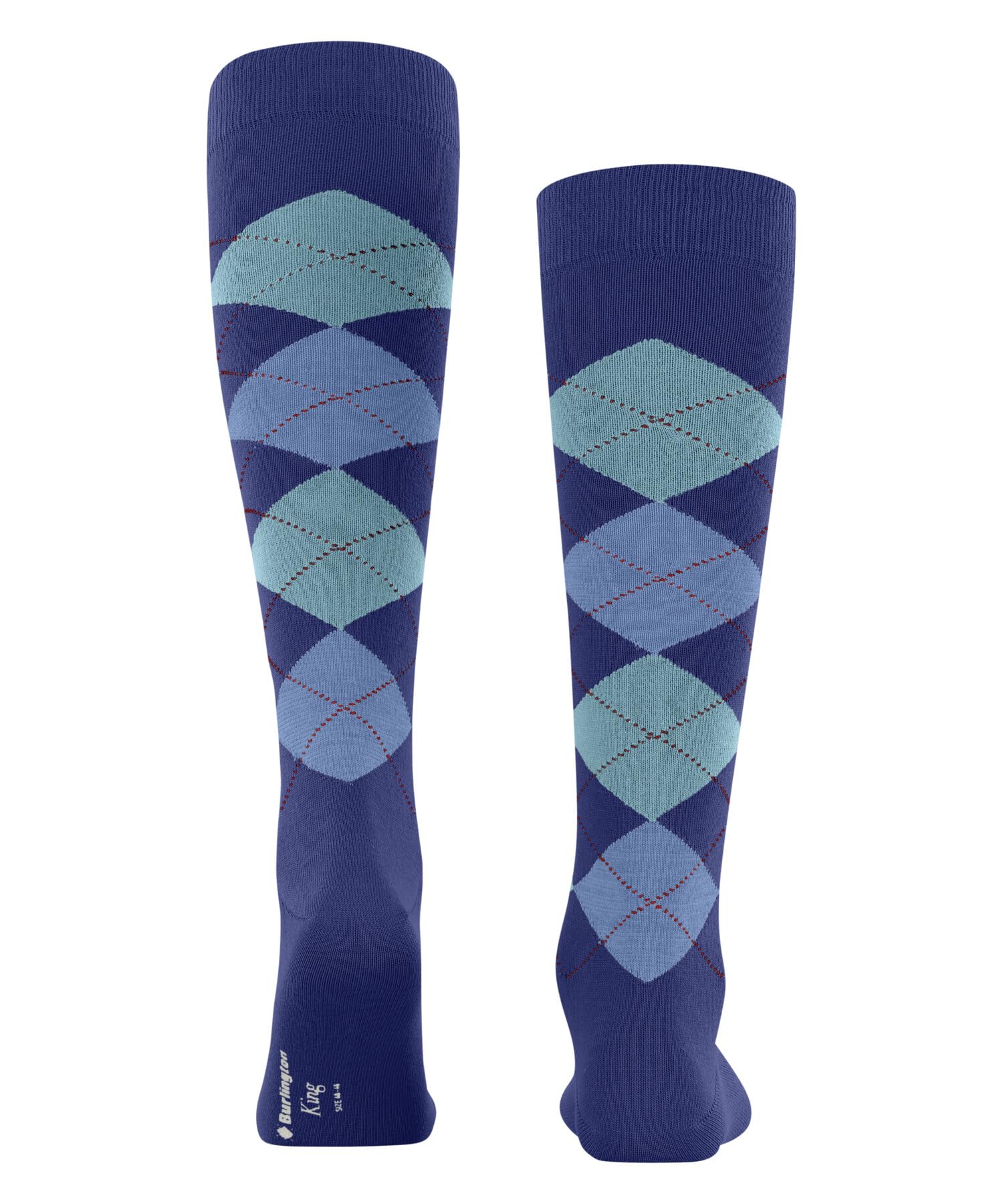burlington-king-chaussettes-longues-homme-coton-respirant-taille-unique image 2