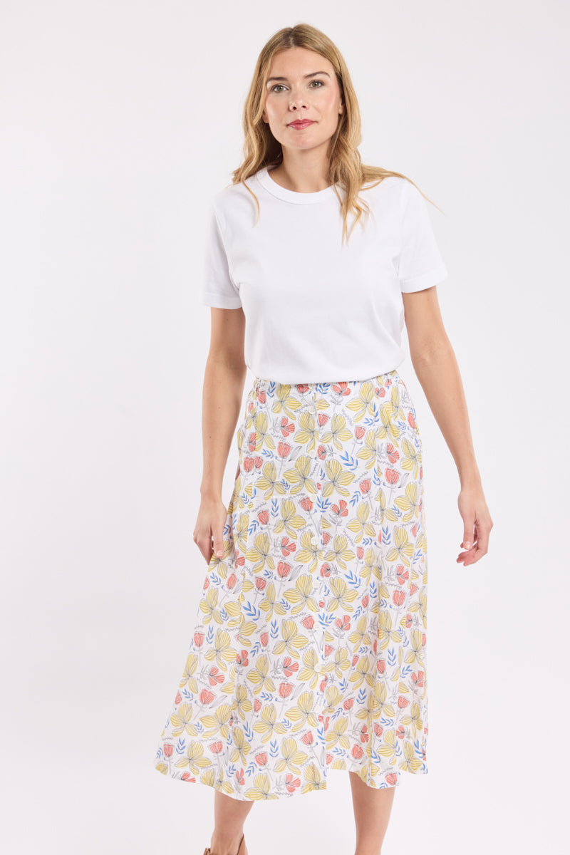 armor-lux-jupe-longue-fleurs-cupro-viscose image 2