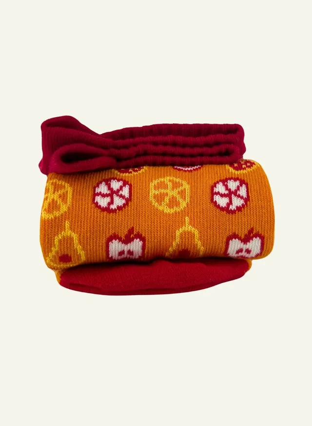 archiduchesse-jus-de-chaussettes-socquettes-orange-dition-limit-e image 1