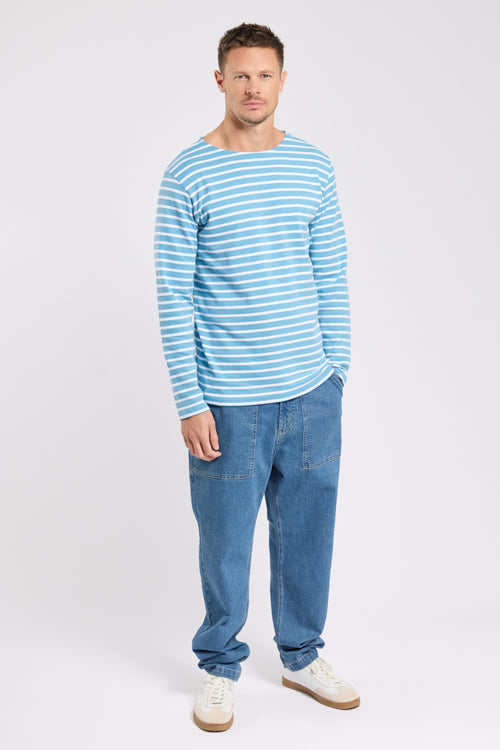 armor-lux-houat-marini-re-homme-ray-e-coton-pais image 4