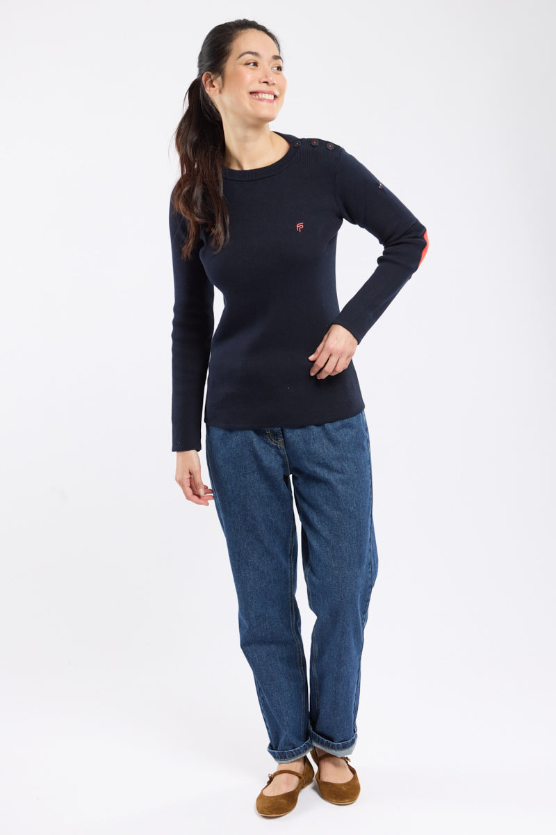 armor-lux-pull-marin-femme-fountaine-pajot-x-armor-lux image 6