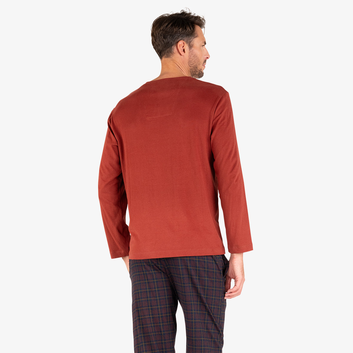 pyjama-long-col-v-homme-l-cossais-eminence image 5