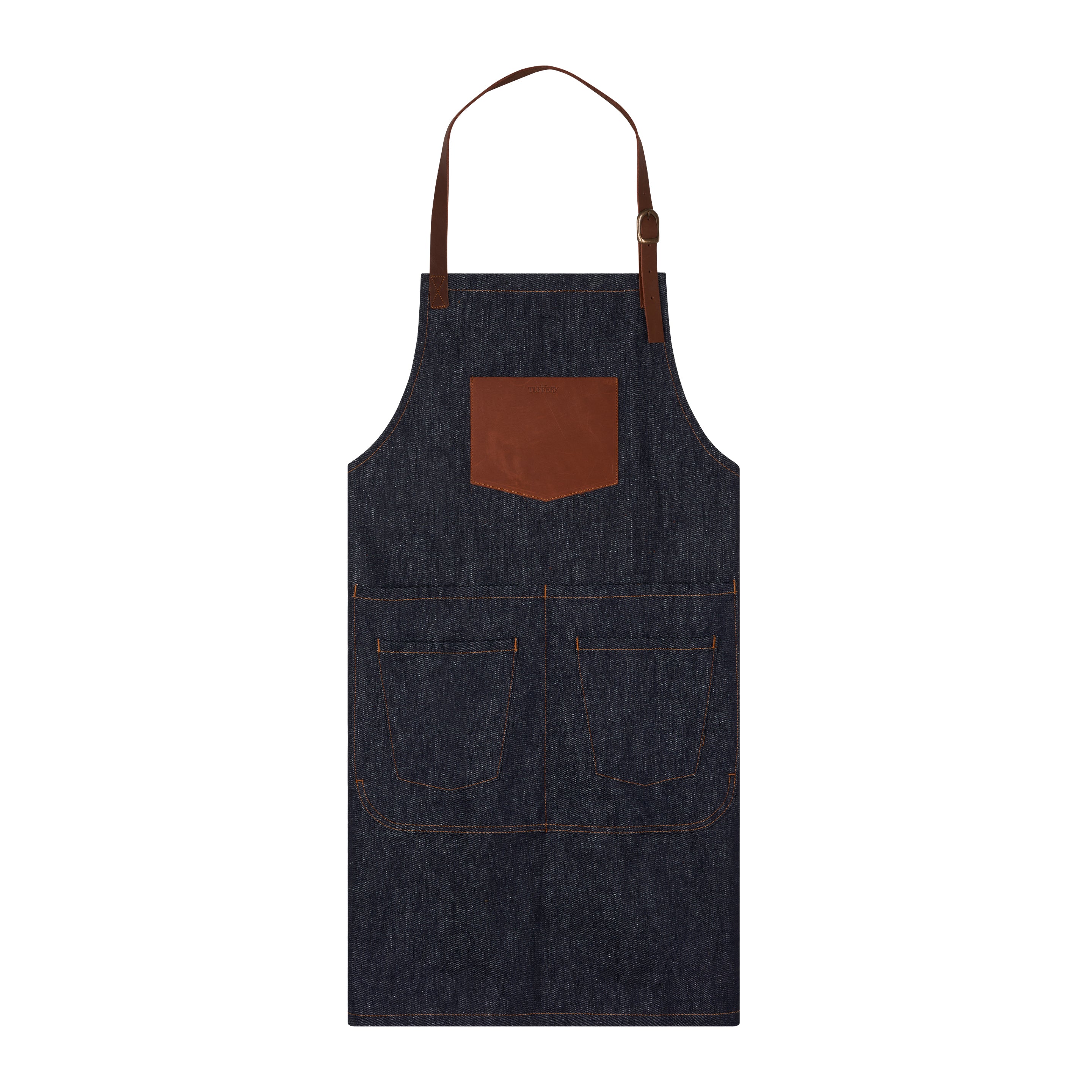 atelier-tuffery-tablier-long-jean-brut-broderie-main image 1