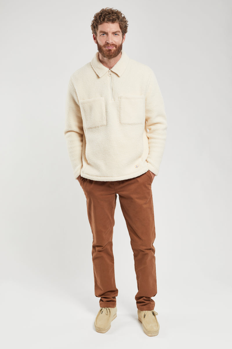 armor-lux-h-ritage-sweat-zipp-unisexe-sherpa-polaire image 4